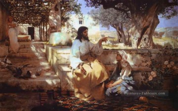  nouveau Art - Christ dans la maison de Martha et Mary Nouveau Testament Henryk Siemiradzki